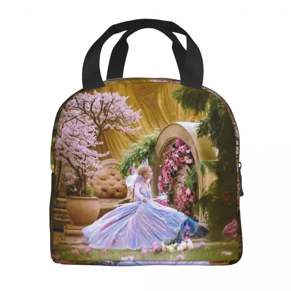 Aesthetic Wicked For Good Insulated Lunch Bag Food Container Portable Cooler Thermal Lunch Boxes For Picnic