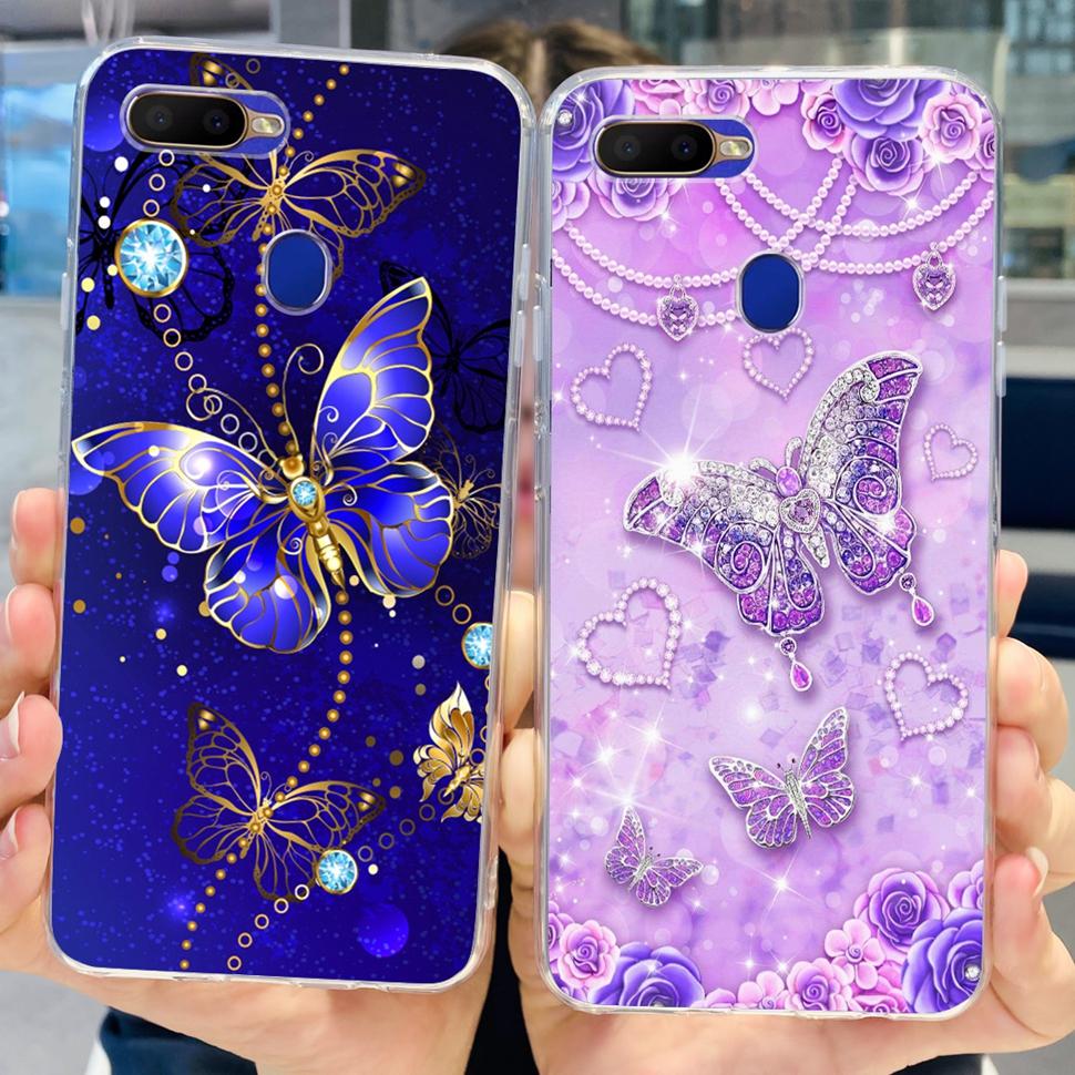 Для OPPO A5S Чехол AX5s CPH1909 6.2" Милый Мультяшный Задняя Крышка Чехлы Для Телефона Для Oppo A 5S OppoA5s Мягкий ТПУ Fundas Coque Оболочка