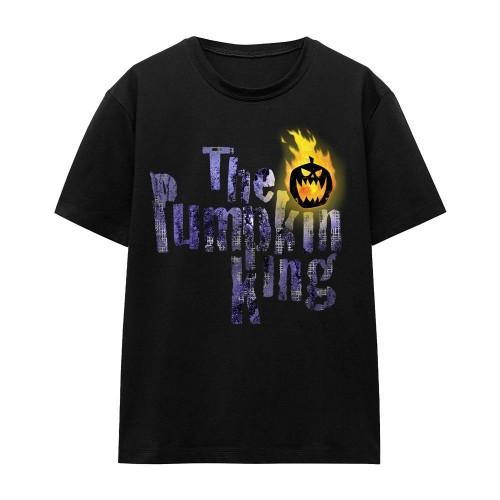 The Nightmare Before Christmas Unisex Adult Pumpkin King Text T-Shirt