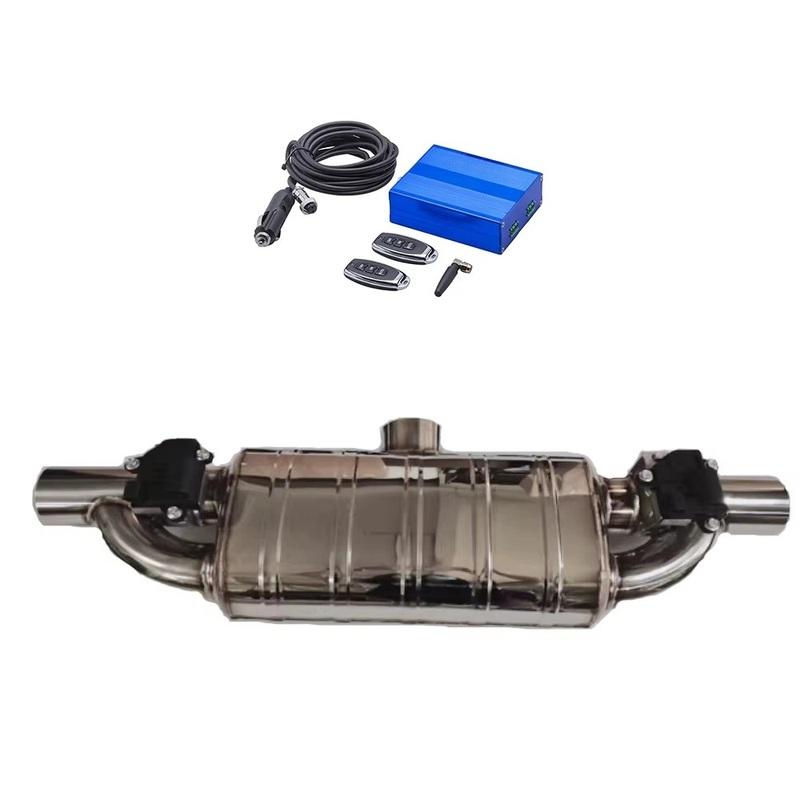 Universal 2"/2.36"/2.5"/2.75"/3'' T shape One in Two Electric Exhaust Muffler Dump Valve Exhaust Cutout