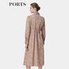 PORTS Women's Autumn/Winter Printed Shirt Dress