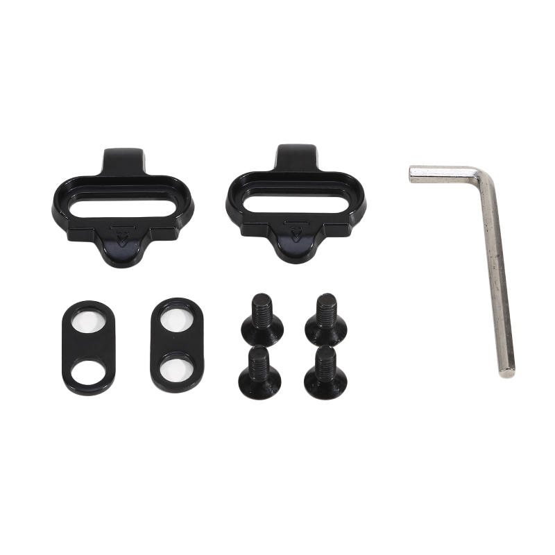 Bicycle Shoes Cleat Set Compatible with SPD Look System Mountain Road Bike Pedal Cleats Replacement Parts for Cycling Shoes