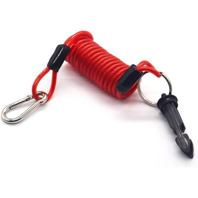 bestune Trailer Breakaway Cable Replacement - 4 Ft Brake Away Cable with Pin for Breakaway Trailer Systems