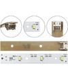 WR55X26671 Светодиодная панель освещения, 2 шт. Для холодильников GE, Замена PS11767930 AP6035586 EAP11767930 Компоненты освещения