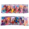 24pcs Mini Doll Children Kid Exquisite Unique Girl Doll with Decorative Ring Beautiful Clothes