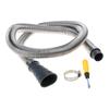 Washing Machine Drain Hose Washing Machine Drain Tube Stainless Steel Texture Suitable for Home and Commercial Use