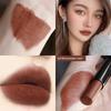 Earthy Lipstick in European and American Style, Matte Red-Brown Earth Tones, Domestic Niche Brand, Chocolate Color, Coffee Color