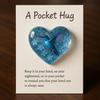 Hummingbird Pocket Hug Token Heart-Shaped Comfort Gift for Loss & Long Distance Sympathy Keepsake with Card Portable Emotional Support