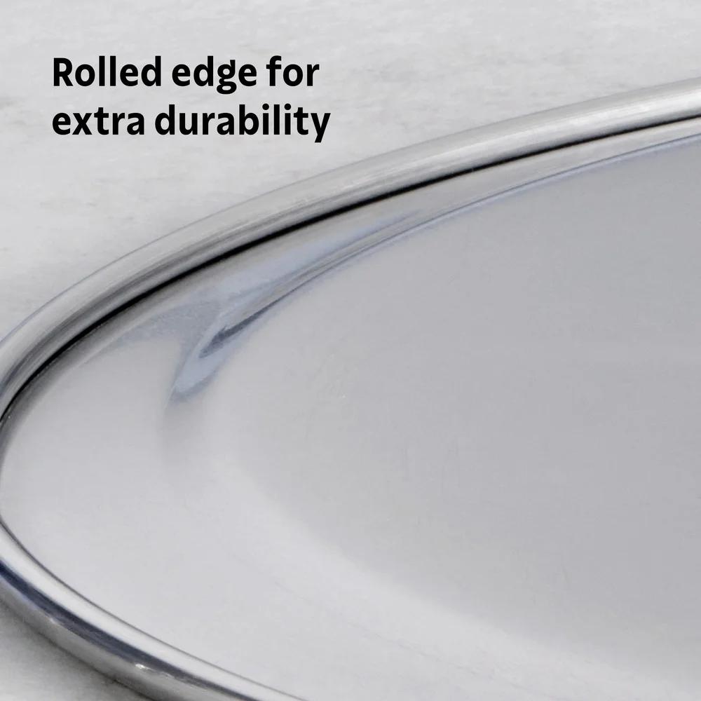 Professional Aluminum Pizza Pan 16 Inch Non-Stick Baking Tray Homemade Lite-Bake Extra Large Pizza Set of 2 Durable Corrosion