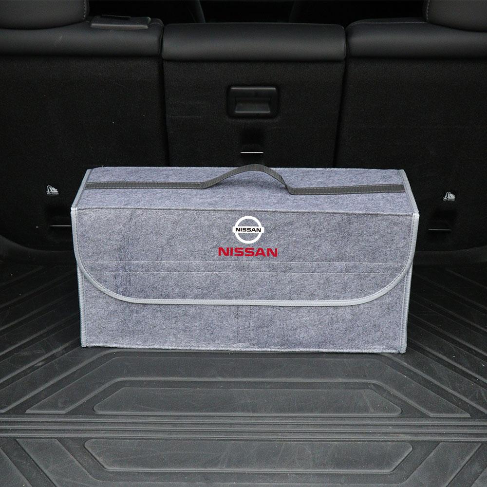 Для Nissan ArR4 Колпак на колесо Автомобильный ящик для хранения Складной войлочный ящик для хранения в багажнике автомобиля Аксессуары Для Nissan Nismo X-Trail Qashqai Juke Note Leaf Sentra