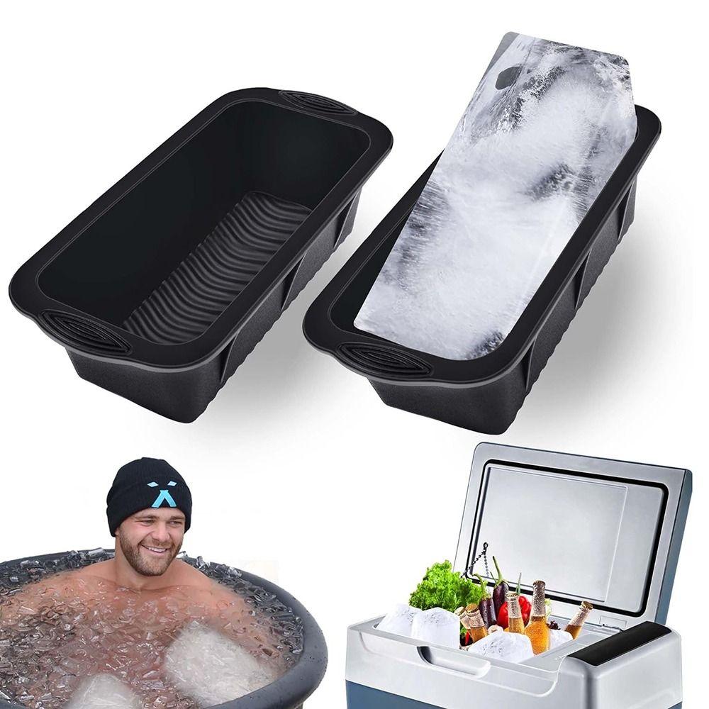 Складная большая форма для кубиков льда Очень большая Очень большая форма для льда Силиконовая форма для льда Ледяная ванна