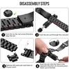 26mm 3-Bead Watch Band for Garmin Fenix 8 Pro AMOLED 51mm / 8 51mm / Enduro 3 / Enduro 2 Stainless Steel Replacement Strap with Folding Clasp