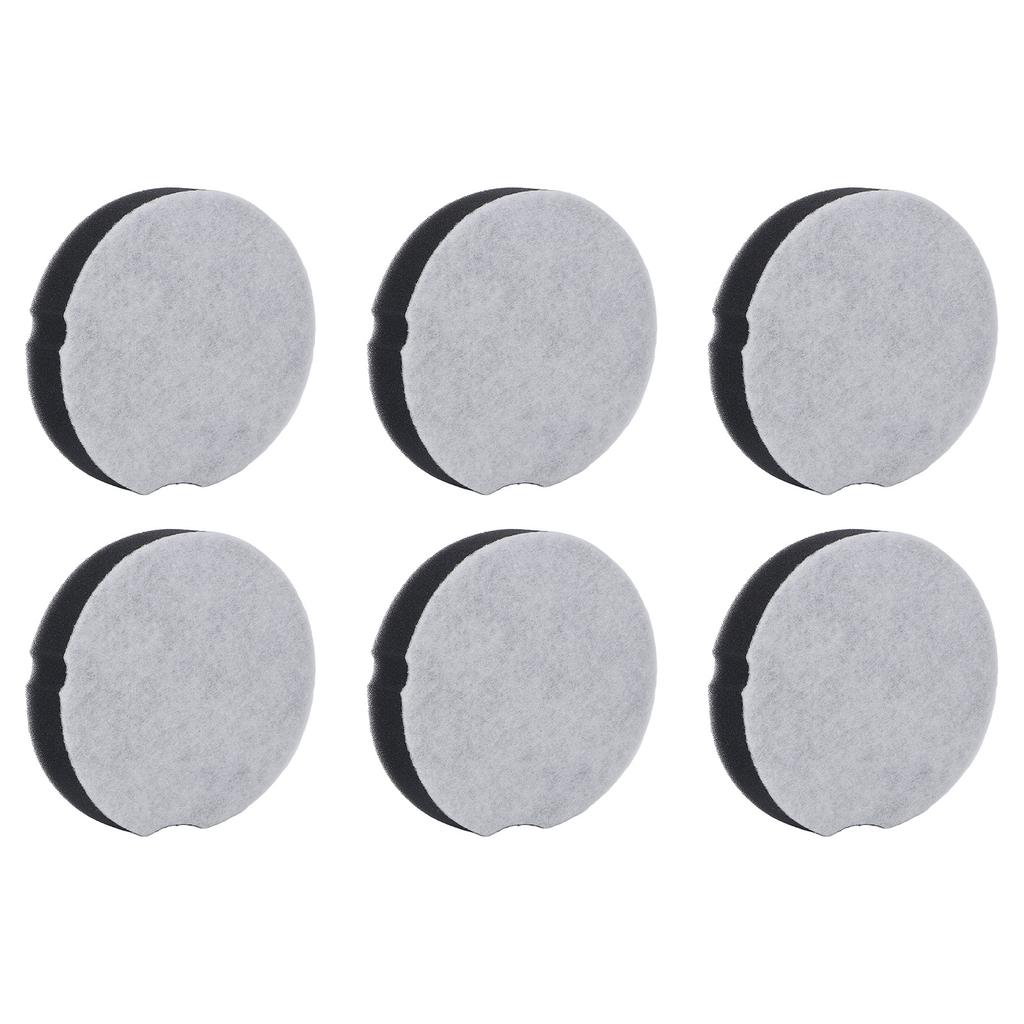 6PCS Vacuum Cleaner Filter Cotton Silicone ABS Vacuum Cleaner Accessories for Bissell 1520 Series
