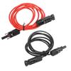 2 м 6,6 фута 12AWG Кабель-удлинитель для солнечной панели с разъемами «мама» и «папа» красный черный 2,5 мм2