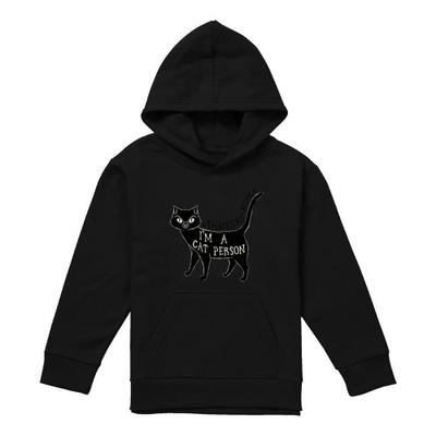 Фокус-покус Детская/Подростковая Толстовка с капюшоном Я кошатник Тэкери Бинкс