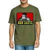 Unisexs Top Workout Short Sleeve Shirt Ben Davis Monkey On Red Vintage Unisexs Tshirt Stylish Comfort Tshirt ONeck