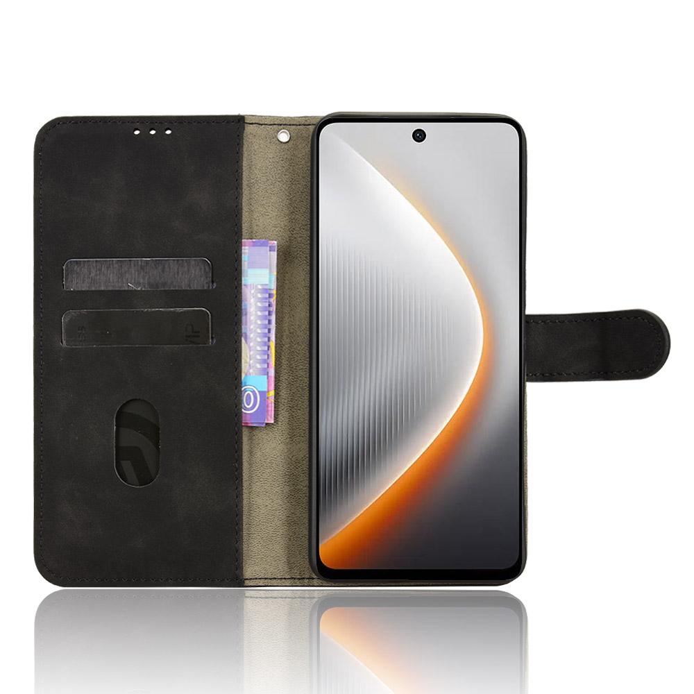 For TECNO Pova 7 5G Leather Case Skin Feel Anti Drop Wallet Flip Phone Cover