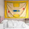 Golden State Warriors logo Tapestry for Bedroom Aesthetic Classroom Tapestries Wall Hanging for Living Room Dorm Office,Ideal Creative Gift
