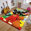 Custom Bing Bunny Mat Personalized Name, Polyester Washable Indoor Entryway Rug, Gift for Christmas, Easter, Thanksgiving Day