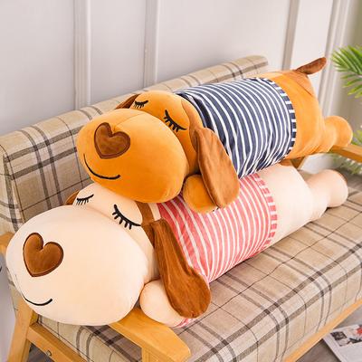 Милая плюшевая игрушка щенок длинная подушка для сна кукла с ногами для девочки подарок на день рождения для ребенка девочки