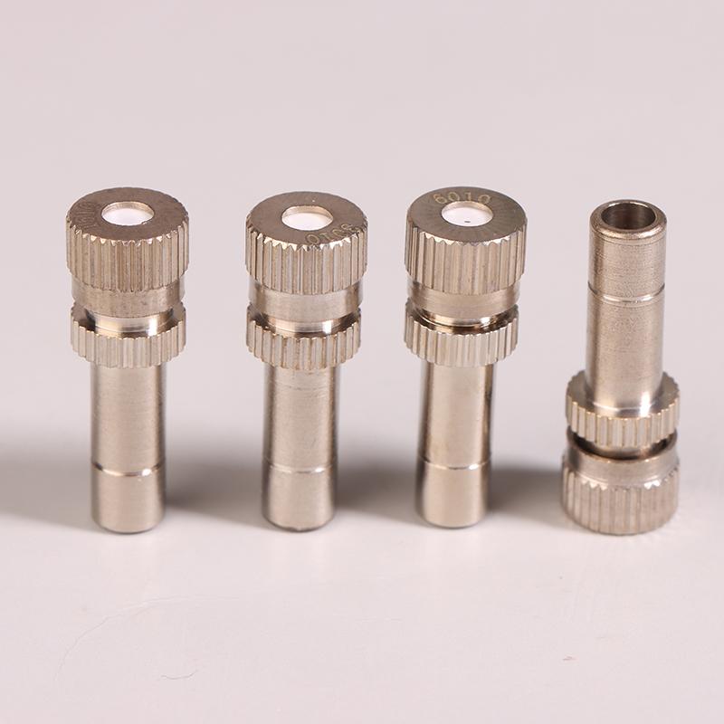 5 шт. 6 мм быстроразъемный распылитель тумана, распыляющая насадка для туманообразования, садовый дождеватель для полива водой, для системы охлаждения туманом