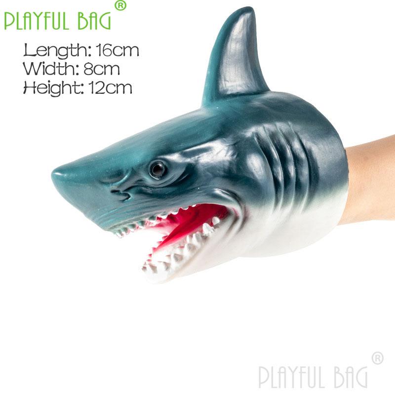 Новая и забавная имитация мягкого клея, рука акулы, кукольная эмаль, моделирование животных, детское;интересная игрушка для декомпрессии