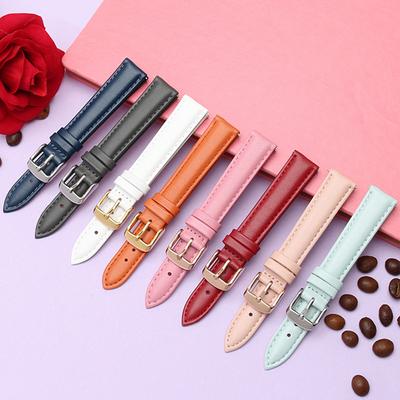 12мм14мм15мм16 18мм20мм кожаный ремешок для часов Armani Колесо обозрения Звезда AR1926/1681/1956/1763 Женские часы цепочка Розовый белый красный