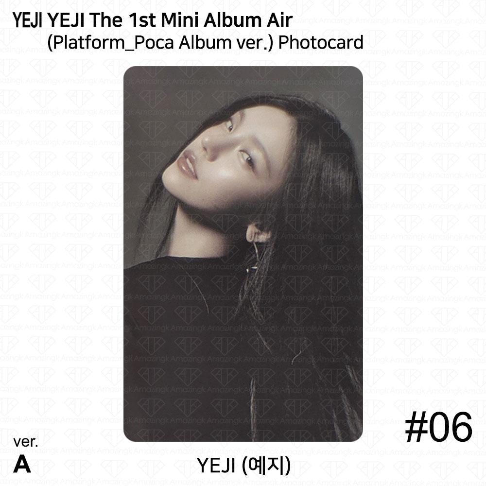 Yeji The 1st Mini Album AIR Official Photocard Platform Poca album ver ITZY KPOP