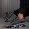 Модные новые черные кроссовки для бега, повседневные кроссовки для мужчин, дышащая сетчатая обувь для отдыха на открытом воздухе, легкая амортизирующая спортивная обувь