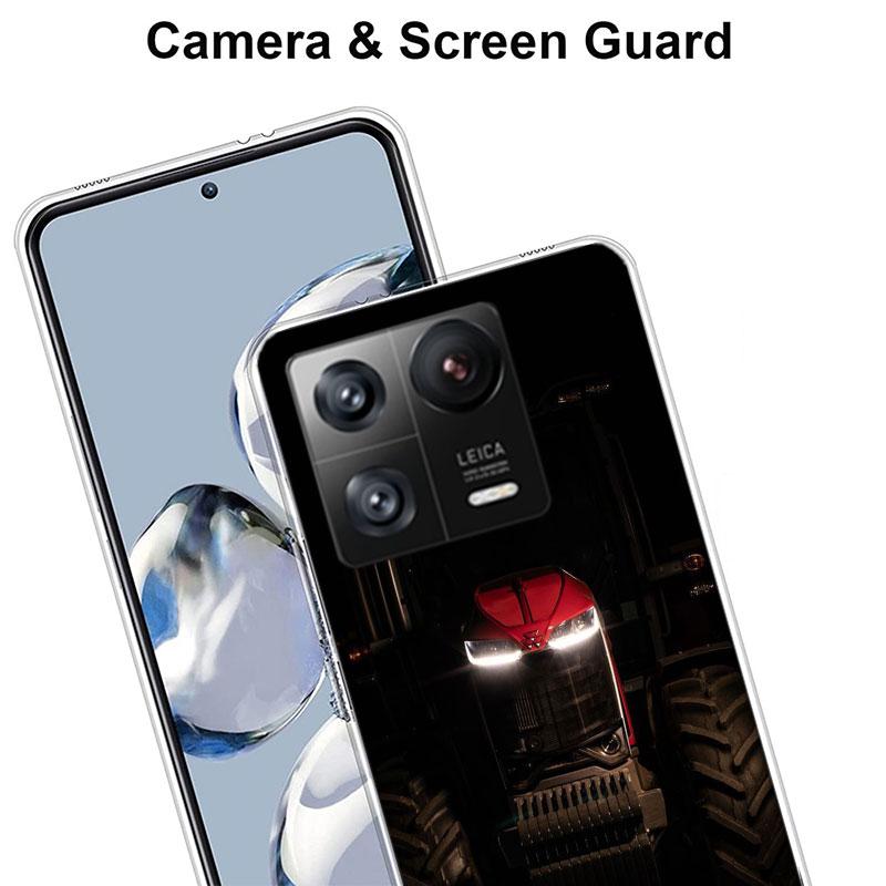 Чехол для телефона с рисунком трактора для Xiaomi Poco F7 Ultra X7 X6 M8 M7 M6 M4 M3 Pro X4 Mi 15 15T 14 14T 12T 12S 10T Pro 12 11 Lite