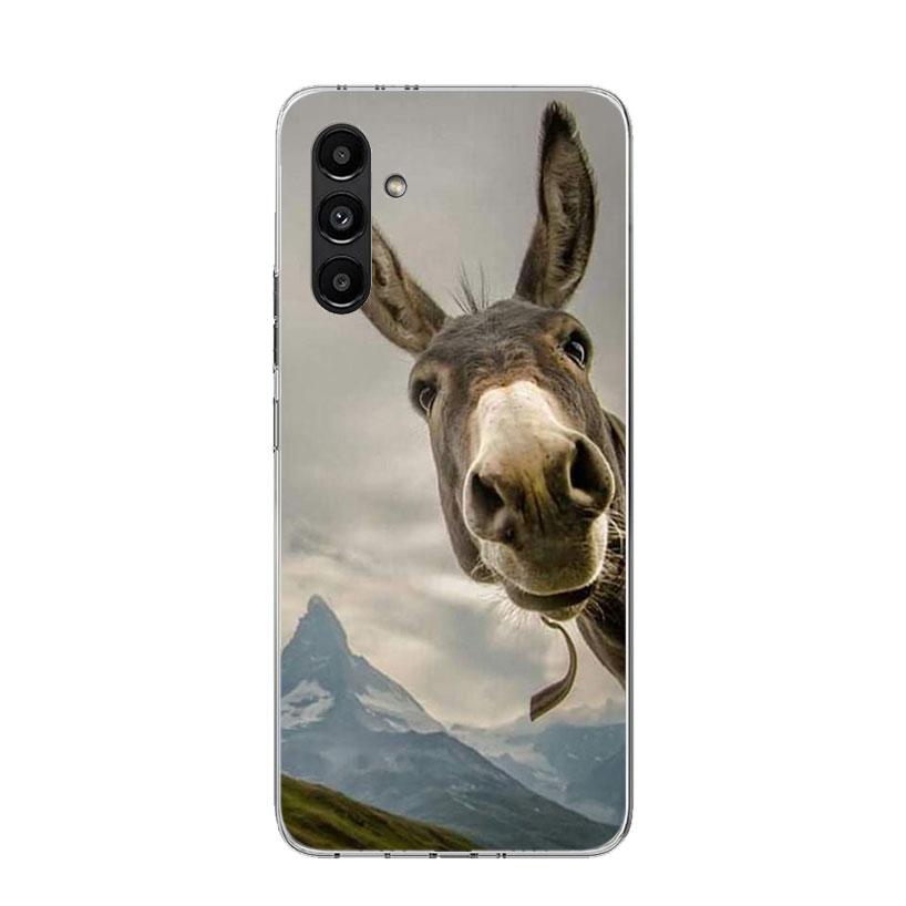Funny Donkey Phone Case For Samsung Galaxy A13 A14 A15 A16 A17 A53 A54 A55 A56 A33 A34 A35 A36 A23 A24 A25 A26 A05S A04S