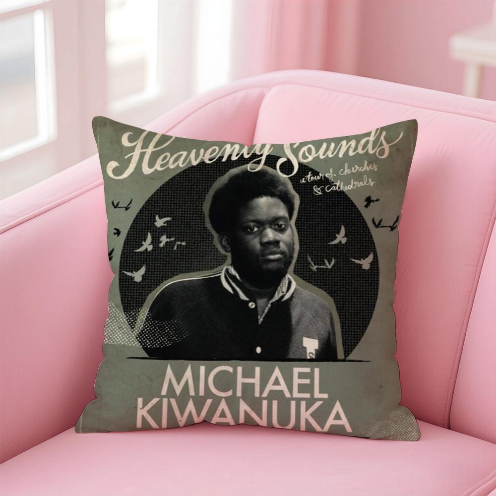 Singer M-Michael KiwanukaS Cushion Cover Comfortable Reversible Pillow Cover Ideal for Car Sofa Bedroom & Beyond