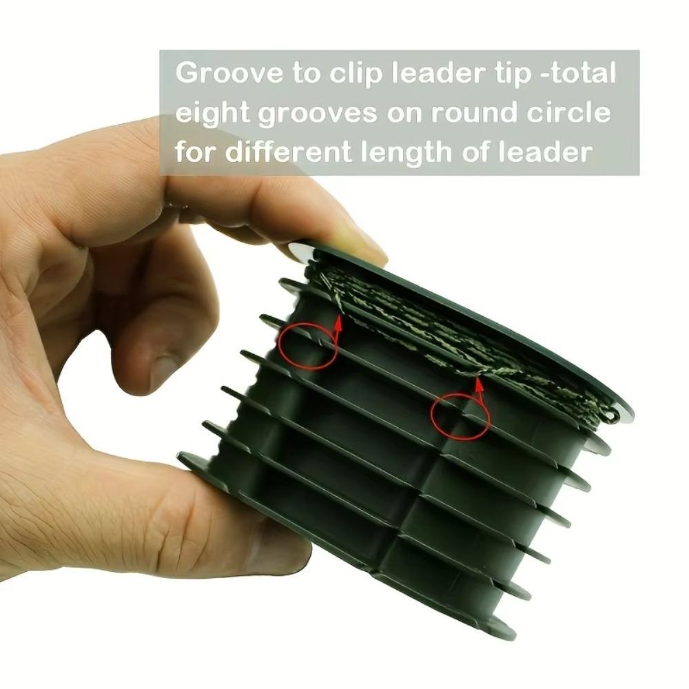 Holds 6 Leaders Fishing Leader Storage Box Tangle-Free Design Carp Fishing line Storage