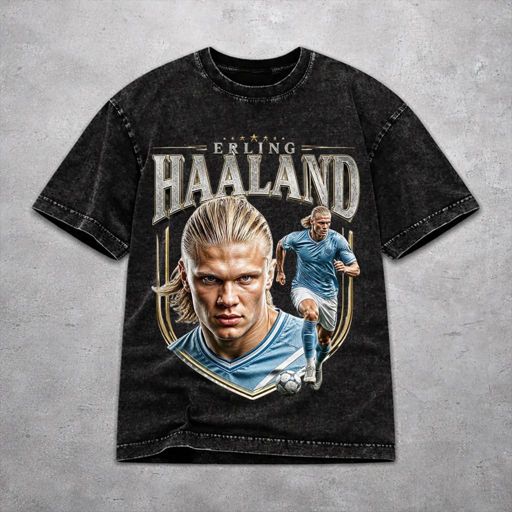 Haalands T Shirt Harajuku Style For Men Women 100 Cotton Tee Shirts Clothing