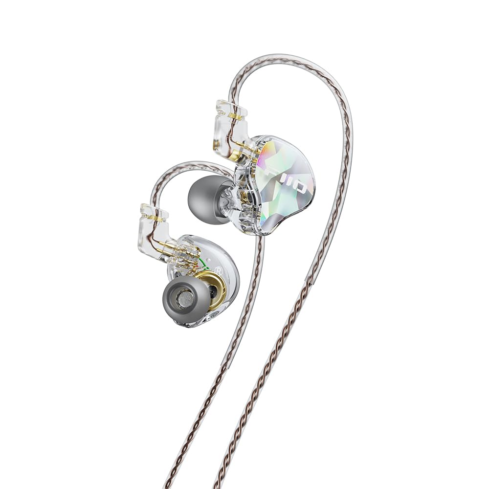 Прозрачные динамические наушники FIIO JD10 (FIO-IEM-JD10-T) [Отправляется от авторизованного японского розничного продавца, Включает серийный номер]