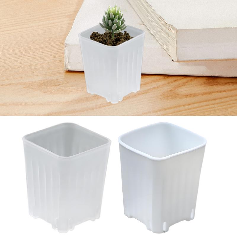 Горшки для рассады Дышащий горшок для бонсай 10X Маленькая подставка для рассады с дренажными отверстиями для цветов Суккуленты Черенки Сад