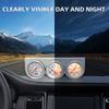 52MM 3 In 1 Car Oil Pressure Water Temp Voltmeter Triple Gauge Kit Universal Car Water Temp Gauge Meter With Sensor For 12V Car