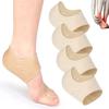 1Pair Silicone Heel Protector Gel Stockings Heel Spur Pads for Plantar Fasciitis Relief Shock Absorbing Insoles for Feet