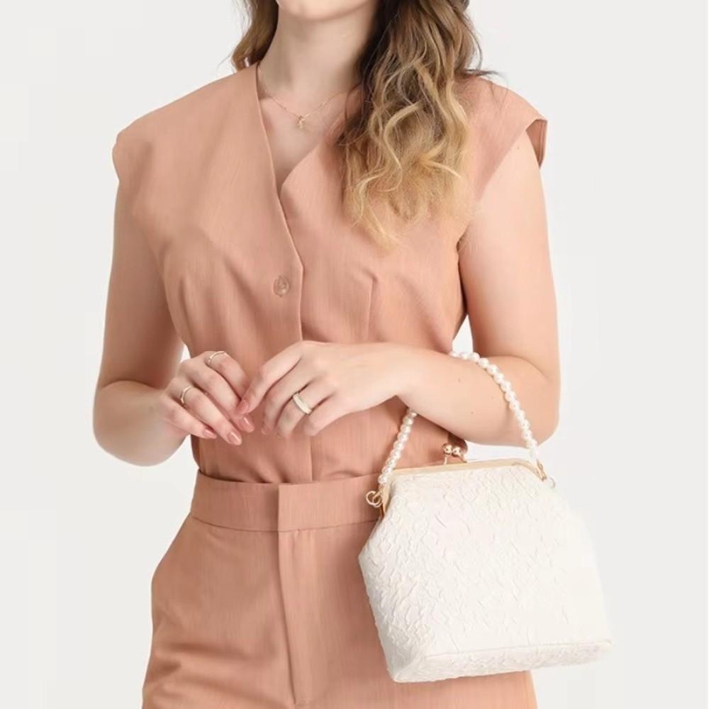 Cloth Chinese Style Crossbody Bag Solid Color Vintage Women's Handbag Lady/Girls