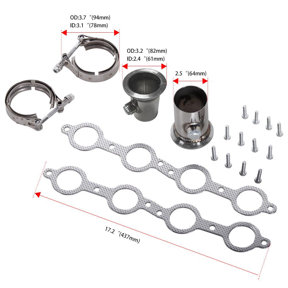 Chevrolet C10 LS1/LS2/LS3/LS6 Stainless Steel Exhaust Manifold Set