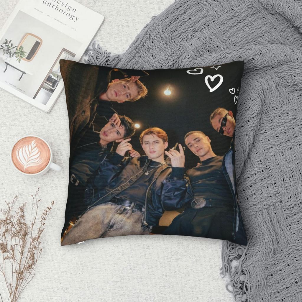 Santo Bravos Band Pillow Case Funny Pillow Cover Graphic Pillowcases For Sofa Home Decor