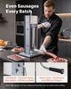 VEVOR Manual Sausage Stuffer, 11 LBS / 5 L Vertical Meat Stuffer, Heavy Duty Sausage Casing Meat Stuffing Machine