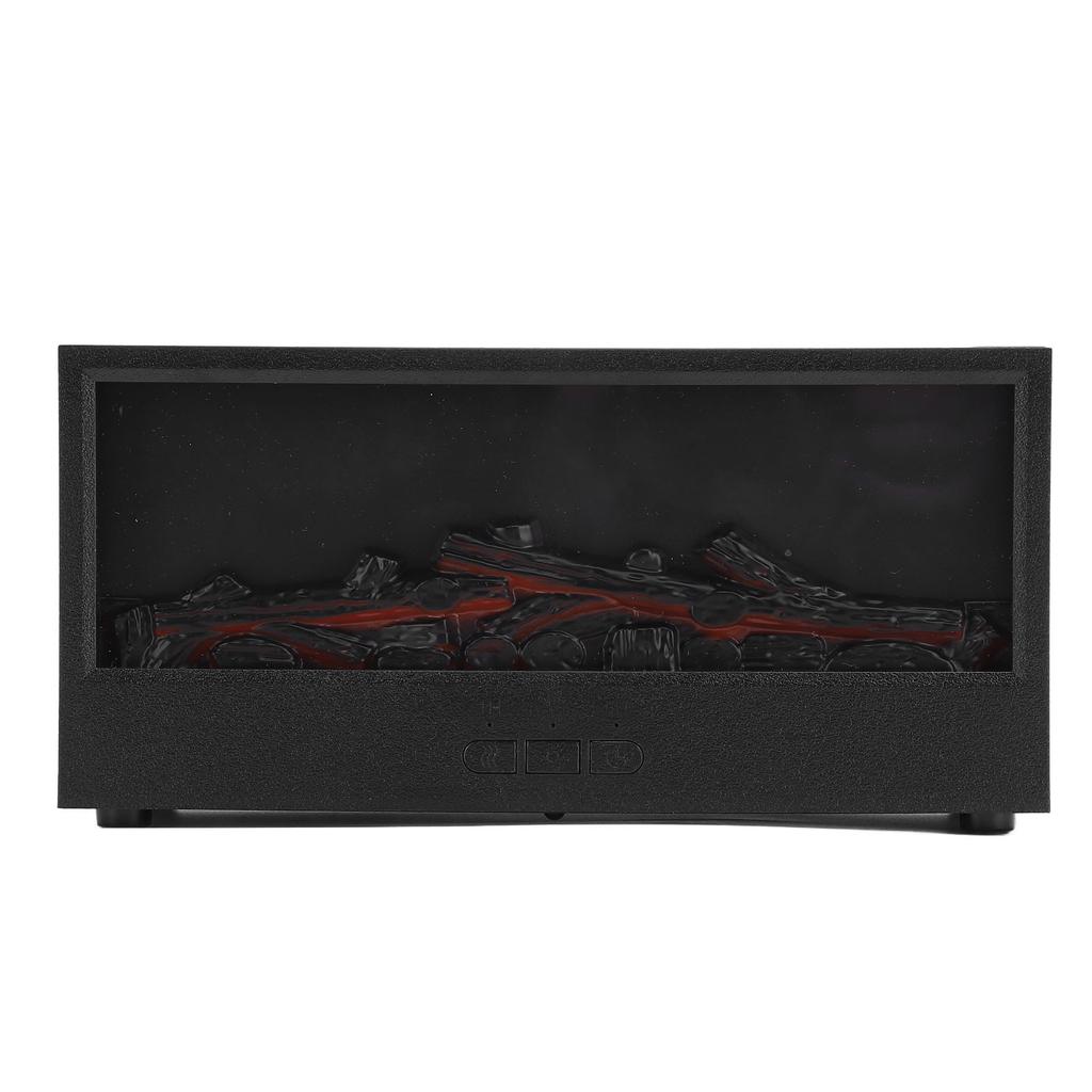 3D Камин с пламенем Диффузор для эфирных масел 150 мл Цветная подсветка пламени USB Тихий аромадиффузор Увлажнитель с таймером и пультом для спальни