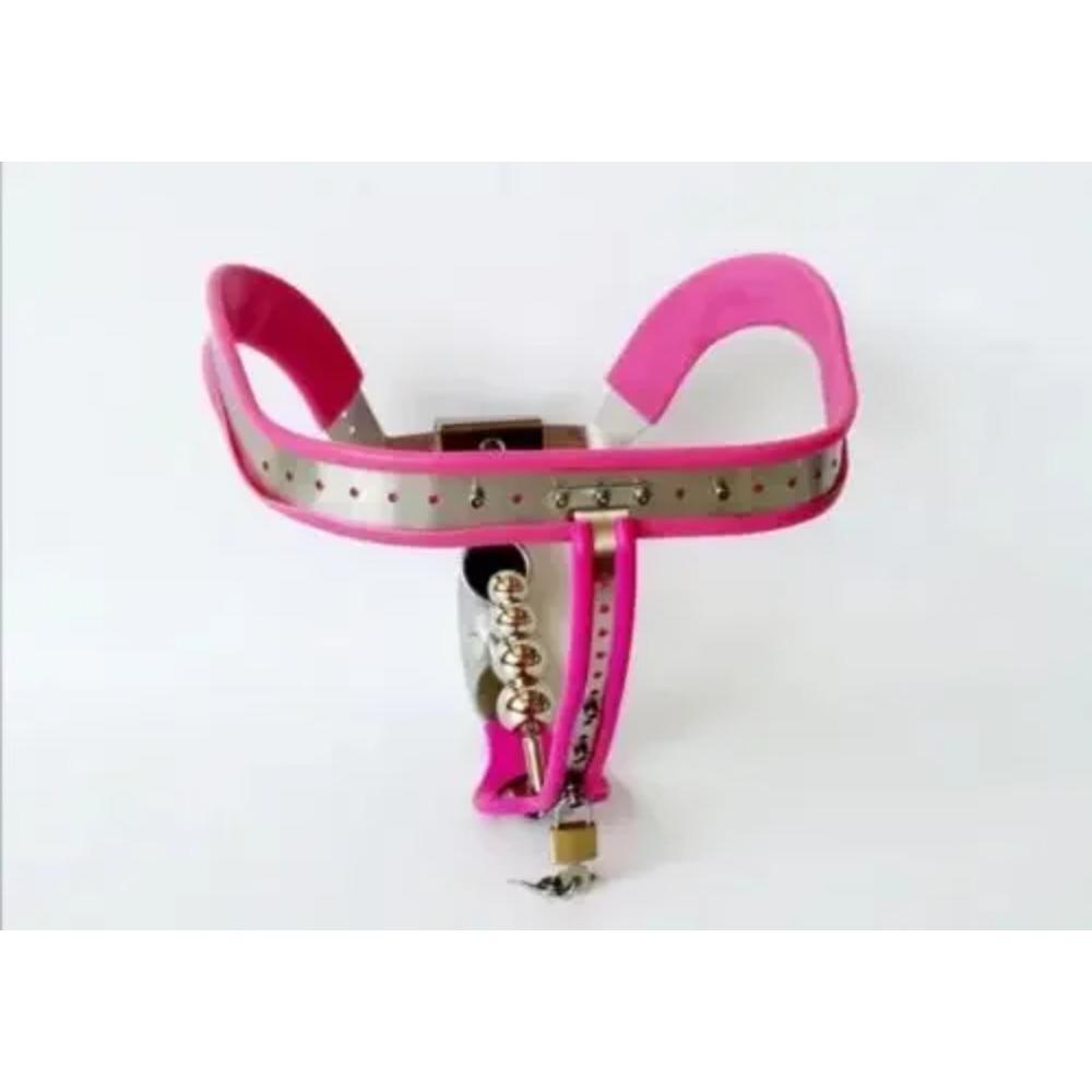 Мужской регулируемый изогнутый пояс верности из нержавеющей стали/ T-образный с анальной пробкой Полностью закрытая клетка Запирающее устройство Сдерживающее пенис Секс-игрушки