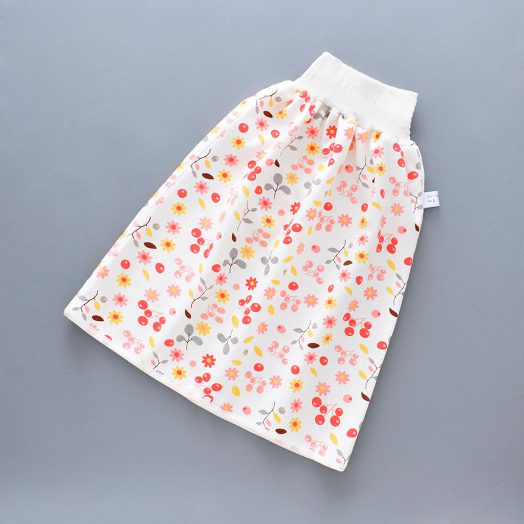 Natural Washable Baby Diaper 3 Layers-Infant Cotton Diaper Cloth Skirt