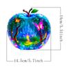 1 Piece Acrylic Landscape Pattern Decoration 2D  Apple Table Ornaments Shelf Ornament For Home Diy Accessories