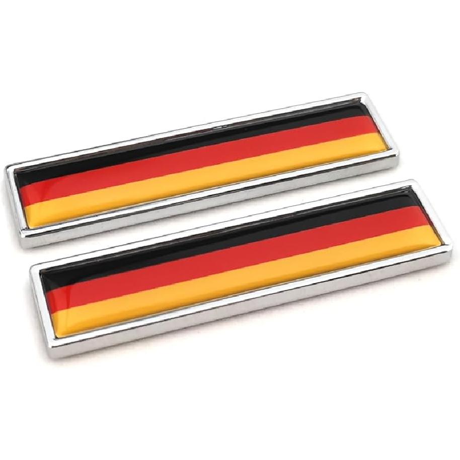 PTDecals 2 PCS Mini IT Italian Italy Flag Emblem Sticker Decals for Vehicle Auto Car Front Fenders Bumper Side Window Trunk Boot Tailgate(58x14mm)