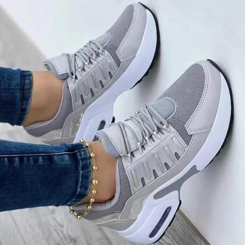 Fashion Tenis Women Sneakers Platform Casual Shoes for Women New Comfort Mesh Anti-slip Running Shoes Plus Size Zapatillas De Mujer