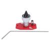Magnetic Wall Mount Blade Balancer 750087 Metal Reduced Vibration Smoother Cutting for Lawn Mower