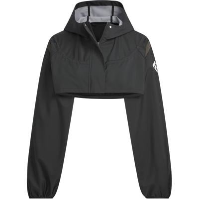 FW24 Future Style Pre Series Удобная короткая куртка с капюшоном и длинным рукавом Женская куртка черного цвета JM2446
